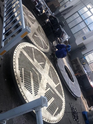 Gr11 Gr12 met titanium beklede platenwisselaar buisplaat op chemisch gebied