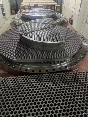 2-12 mm titanium buisplaat Gr9 Gr12 titanium bekledingsplaten buisplaten