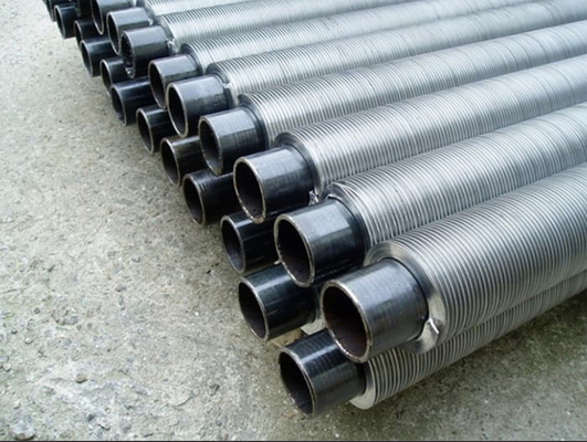 TUV Titanium Fin Tube Pipe Finned Tube Warmtewisselaars Petrochemische ruimtevaart