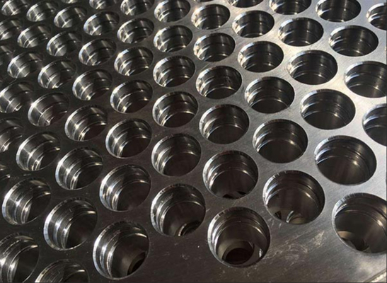 Titanium Gr7 Gr9 Warmtewisselaar Buisplaat SA516 GR70 Titanium Buisplaat