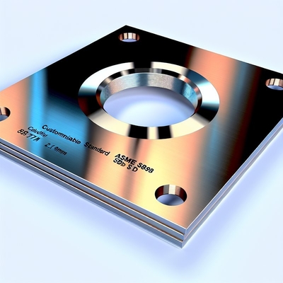 Aanpasbare ASME SB898 standaard titanium beklede plaat voor zware toepassingen en 2-12 mm dikte