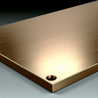ASTM B898 Bronzen metaalplaat automatisch gepolijst voor de vervaardiging van titanium en bekleed metaal