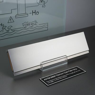 ASTM B898 Titanium beklede plaat strip Titanium en bekleed metaal ontworpen voor sterkte en levensduur in ruwe omgevingen